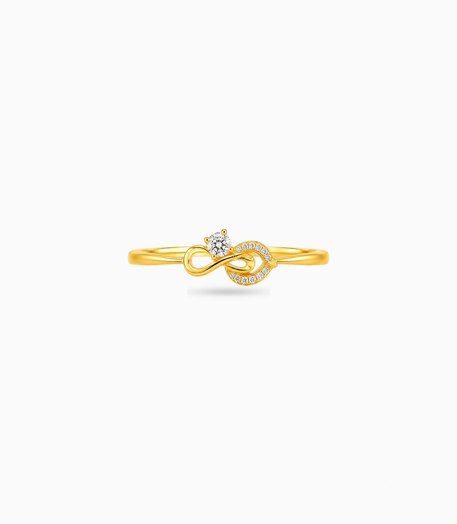 Gold Plated Party Infinity Finger Ring