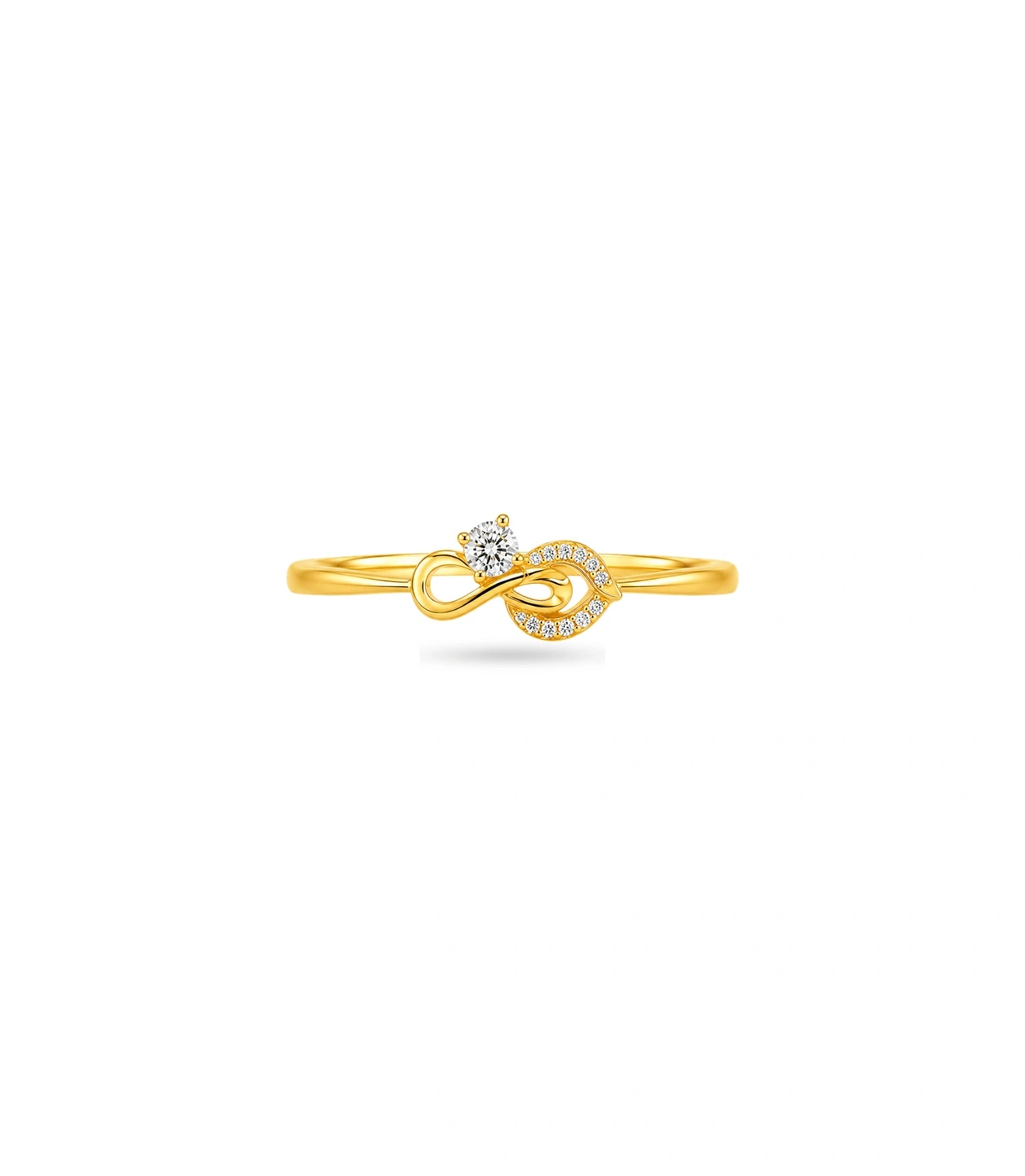 Gold Plated Party Infinity Finger Ring