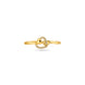 Gold Plated Party Locking Heart Finger Ring