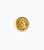 Gold Plated Festive Coin Finger Ring