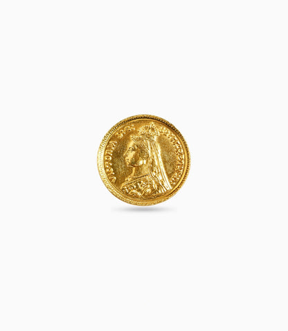 Gold Plated Festive Coin Finger Ring
