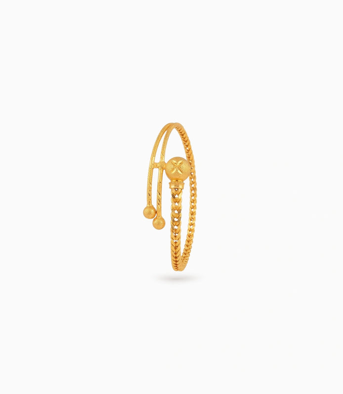 Gold Plated Timeless Single Bangle
