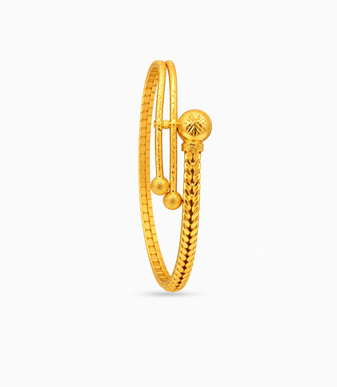 Gold Plated Timeless Single Bangle