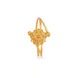 Gold Plated Floral Traditional Single Bangle