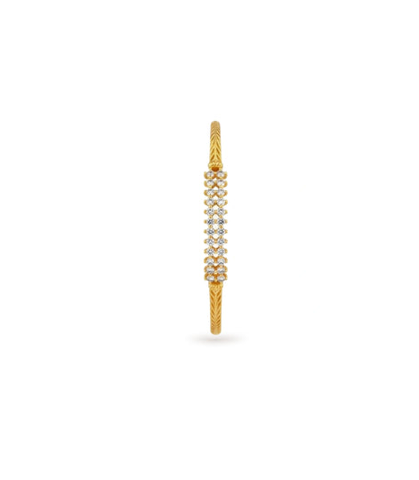Gold Plated Designer Single Bangle