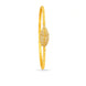 Gold Plated Textured Single Bangle