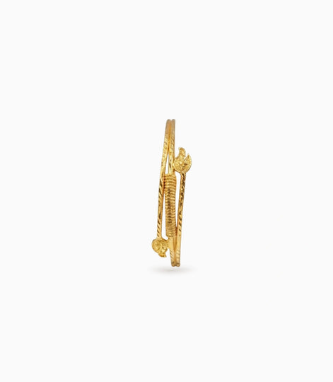 Gold Plated Classic Grace Single Bangle