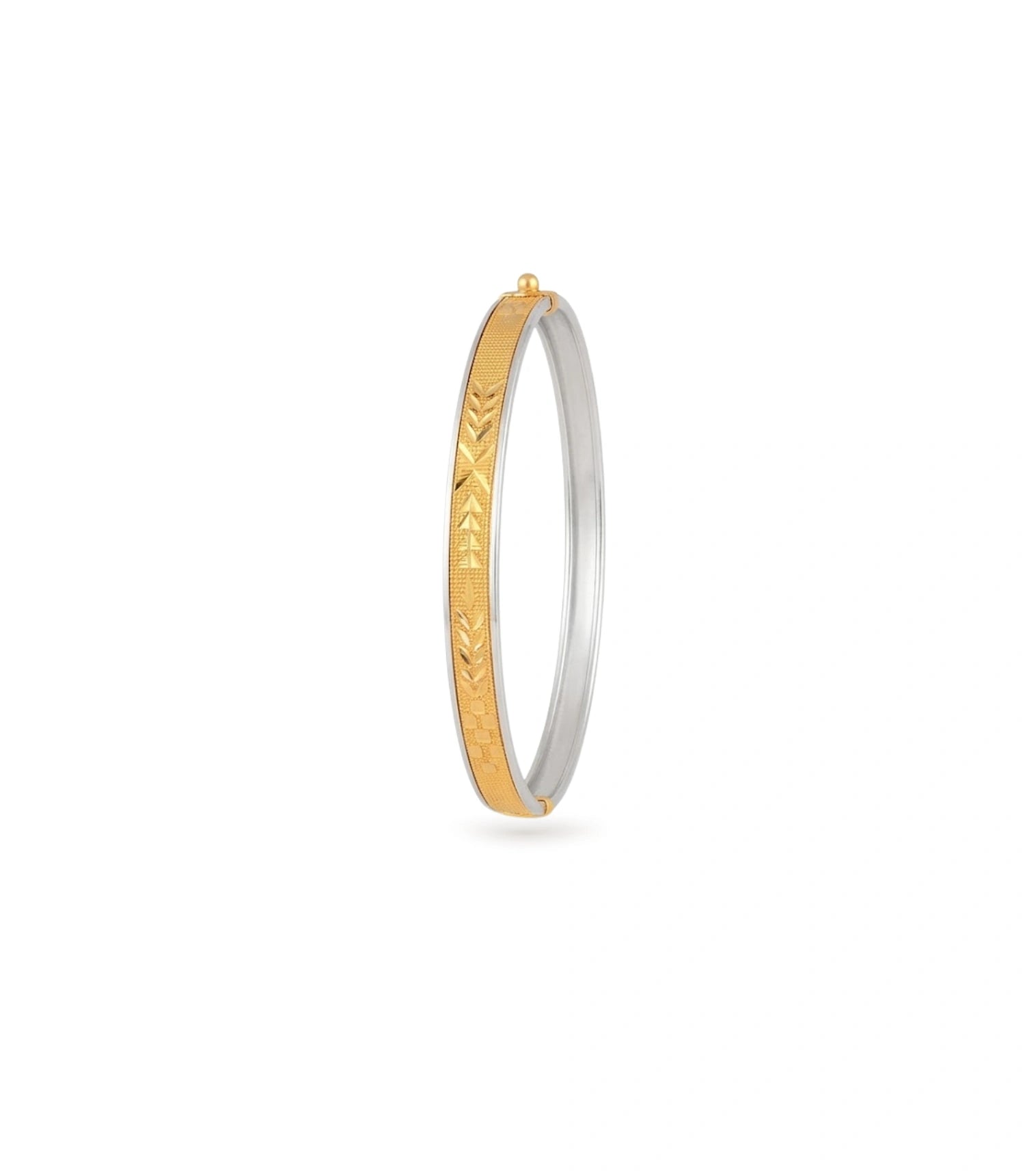 Gold Plated Golden Aura Single Bangle