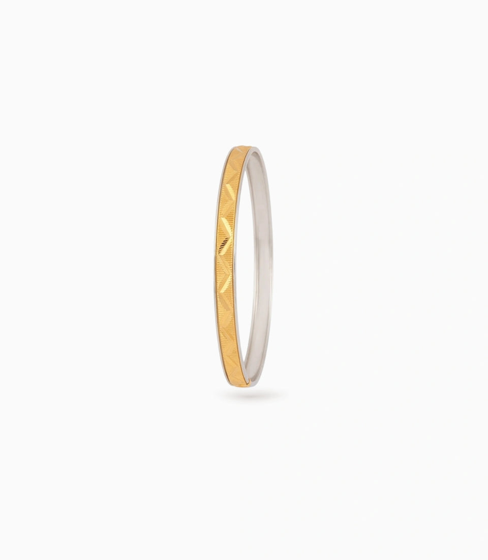 Gold Plated Traditional Grace Single Bangle