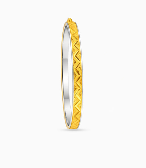 Gold Plated Traditional Grace Single Bangle