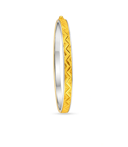 Gold Plated Traditional Grace Single Bangle