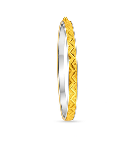 Gold Plated Traditional Grace Single Bangle