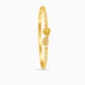 Gold Plated Elegant Bloom Single Bangle