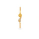 Gold Plated Elegant Bloom Single Bangle