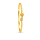 Gold Plated Elegant Bloom Single Bangle