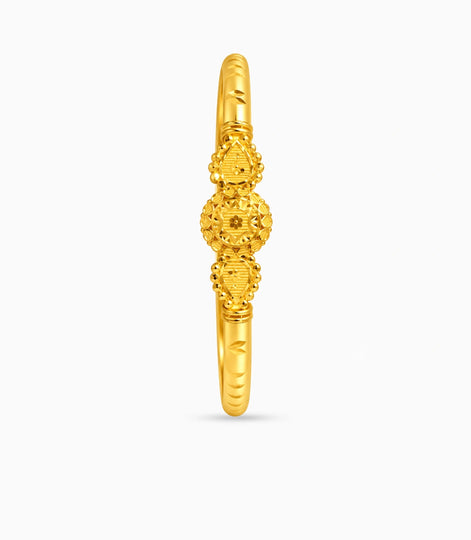 Gold Plated Royal Heritage Single Bangle