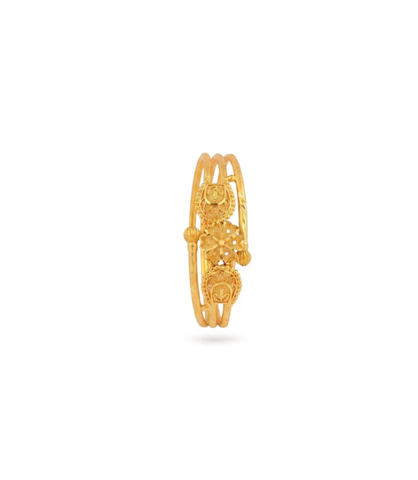 Gold Plated Flexible Single Bangle