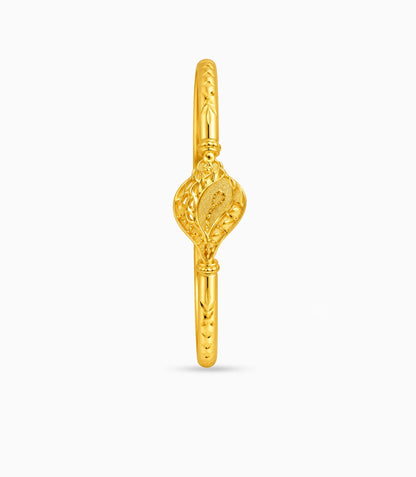 Gold Plated Classic Elegance Single Bangle
