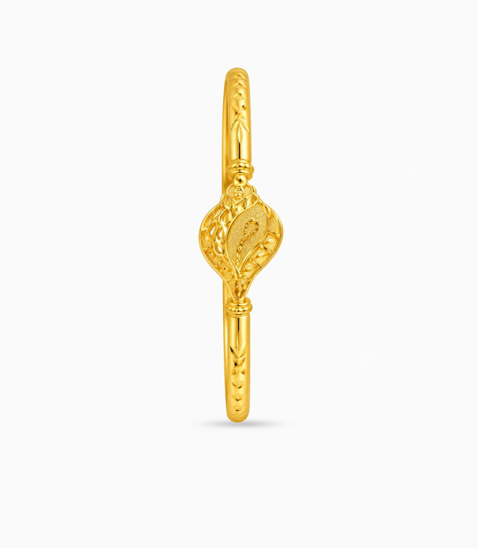 Gold Plated Classic Elegance Single Bangle