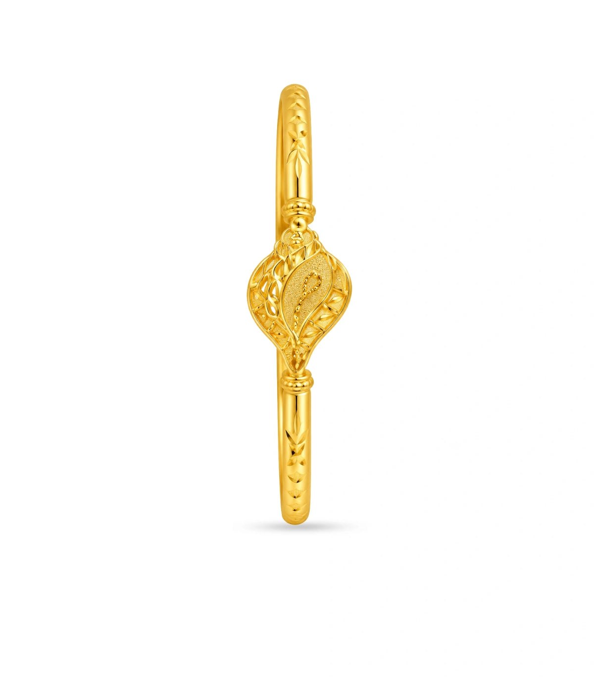 Gold Plated Classic Elegance Single Bangle