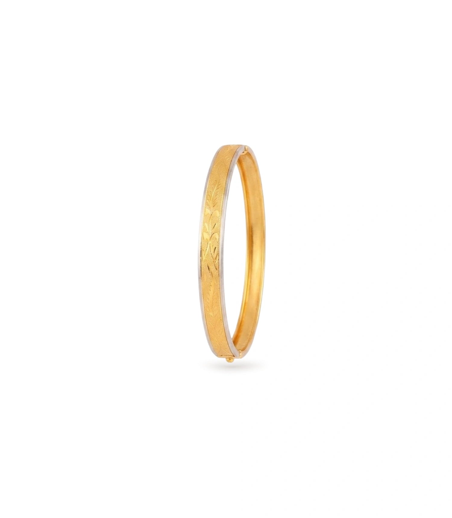 Gold Plated Contemporary Grace Single Bangle