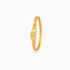 Gold Plated Refined Charm Single Bangle