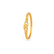 Gold Plated Refined Charm Single Bangle