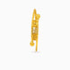 Gold Plated Swastik Single Bangle