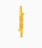 Gold Plated Swastik Single Bangle
