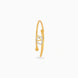 Gold Plated Ad Heart Inspired Single Bangle