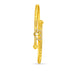 Gold Plated Ad Heart Inspired Single Bangle