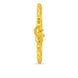 Gold Plated Peacock Design Single Bangle