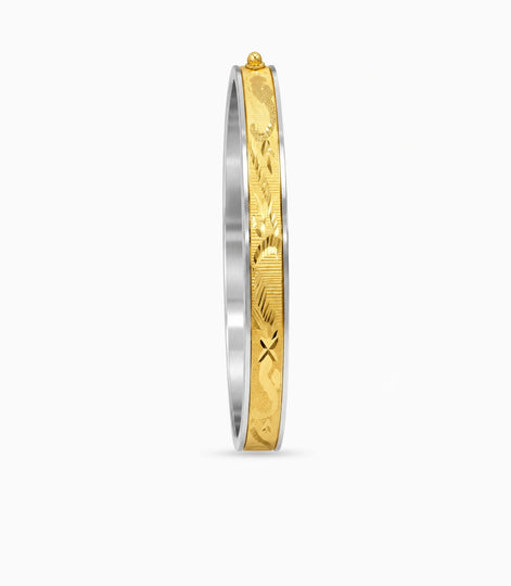 Gold Plated Lightweight Single Bangle