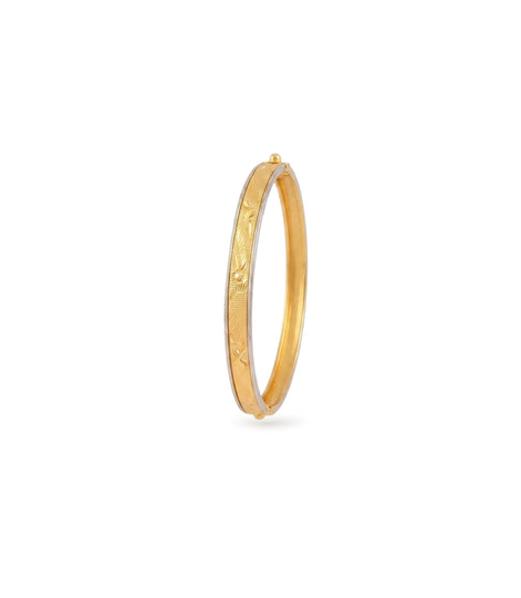 Gold Plated Lightweight Single Bangle