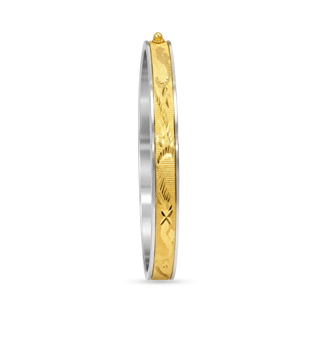 Gold Plated Lightweight Single Bangle