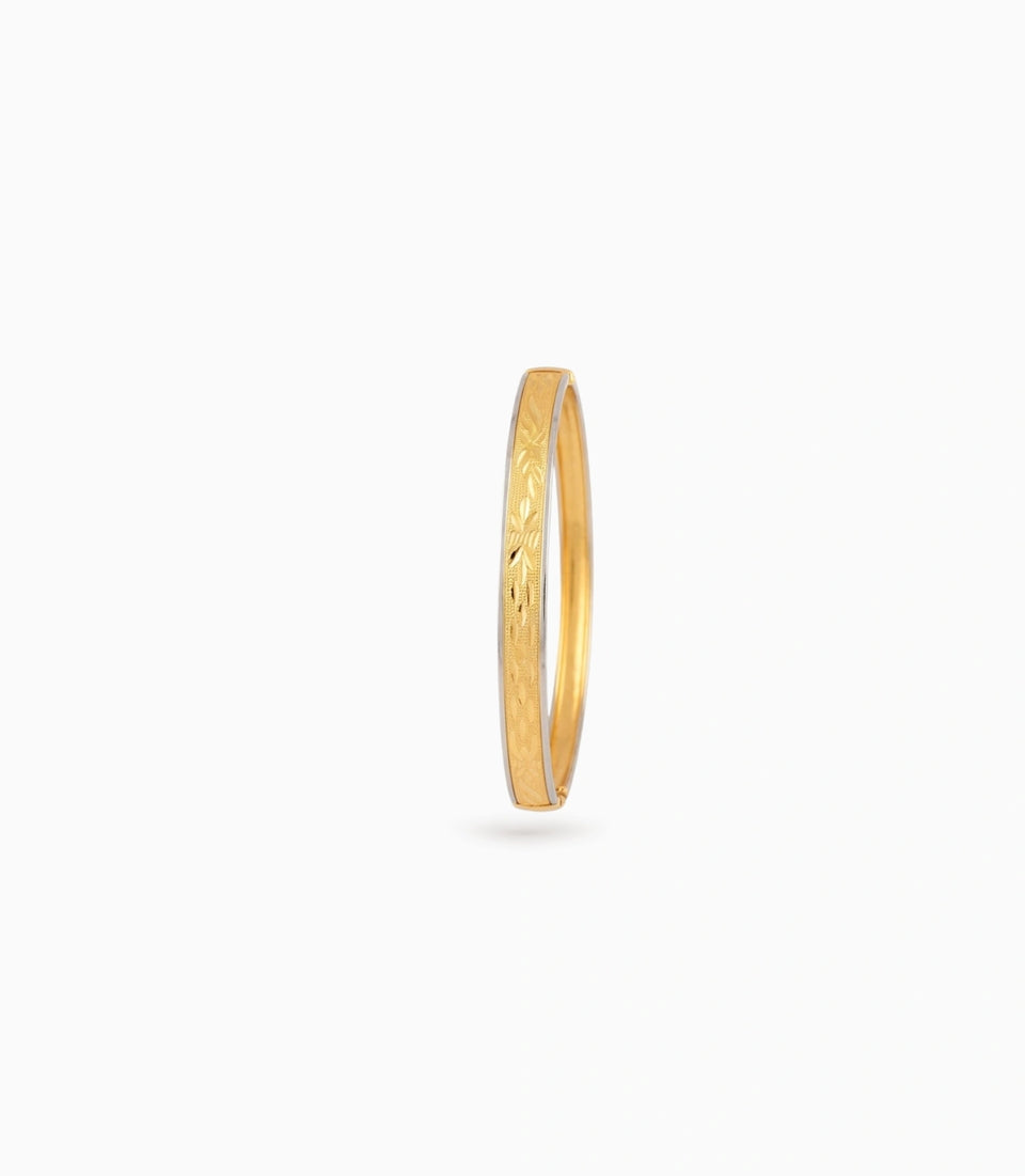 Gold Plated Royal Grace Single Bangle