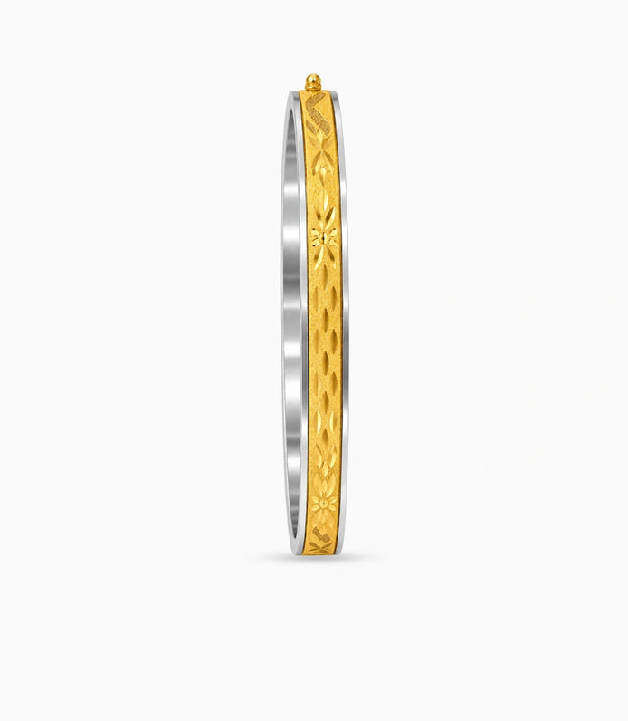 Gold Plated Royal Grace Single Bangle