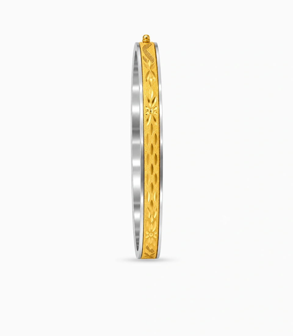 Gold Plated Royal Grace Single Bangle