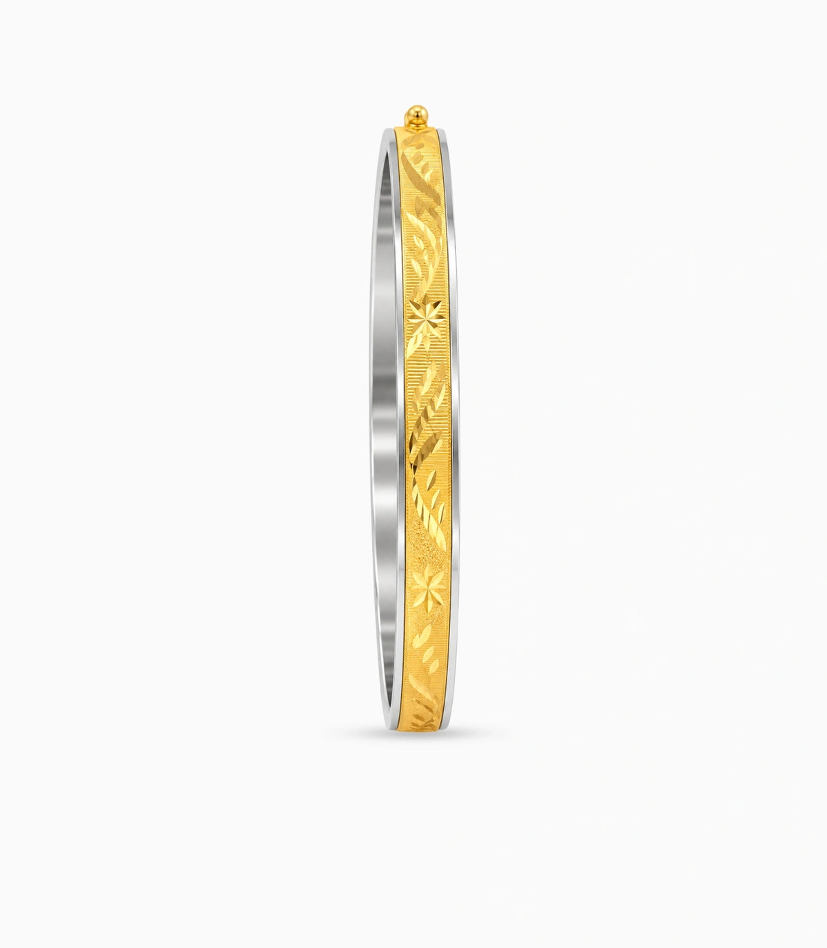 Gold Plated Golden Radiance Single Bangle