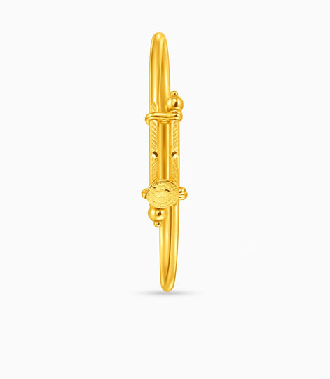Gold Plated Golden Heritage Single Bangle