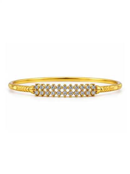 Gold Plated Designer Single Bangle