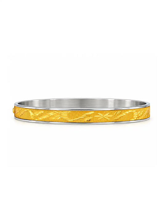 Gold Plated Lightweight Single Bangle