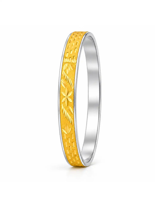 Gold Plated Royal Grace Single Bangle