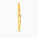 Gold Plated Soft Twist AD Single Bangle