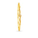 Gold Plated Soft Twist AD Single Bangle