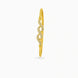 Gold Plated Spiral Radiance AD Single Bangle