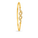 Gold Plated Spiral Radiance AD Single Bangle
