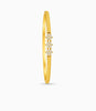 Gold Plated Sparkling Star Ad Single Bangle