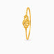 Gold Plated Peacock Touch Single Bangle