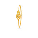 Gold Plated Peacock Touch Single Bangle